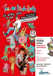Mehr über den Artikel erfahren Kinderkonzert  – Daniel Dorfkinds Heimspiel am 23.04.2023 in Melsbach – Rückblick