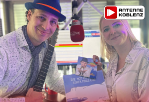 Mehr über den Artikel erfahren Daniel Dorfkind bei Antenne Koblenz im Radio-Interview, 23.05.2024