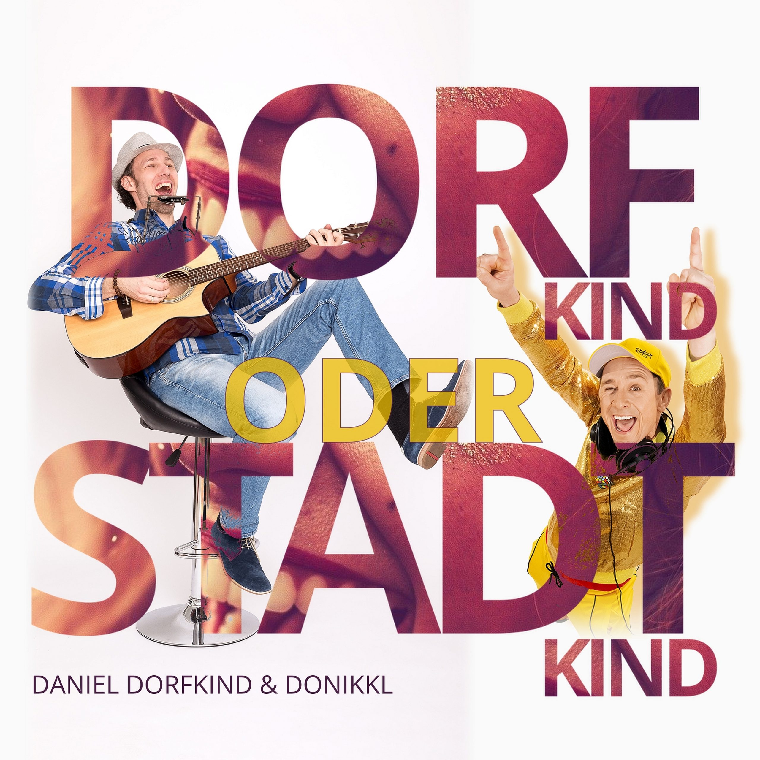 Dorfkind oder Stadtkind ist ein fröhlicher Inklusionssong, der Menschen zusammenführt. Daniel Dorfkind und Donikkl stehen für friedliches Feiern aller Kulturen.